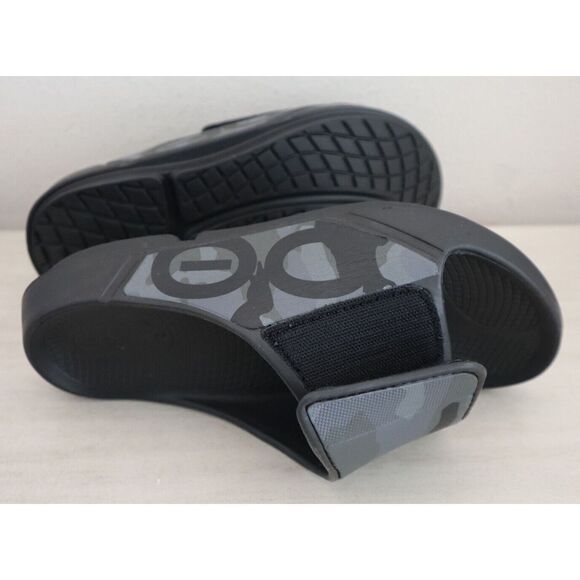 Oofos 1553 Unisex Men's Sz 11 Women's 13 Black Camo Ooahh Sport Flex Slides - Picture 8 of 10
